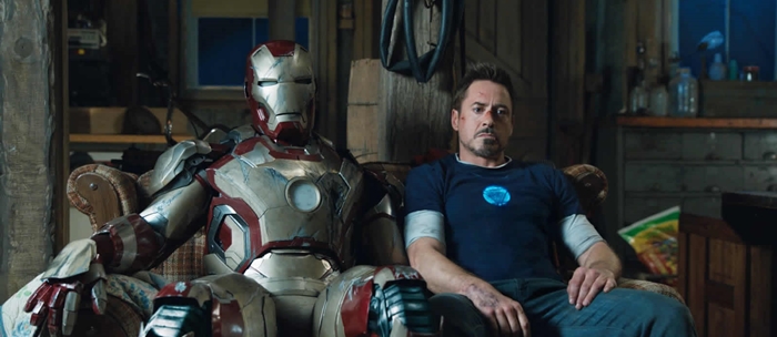 Tony Stark em De volta ao lar.