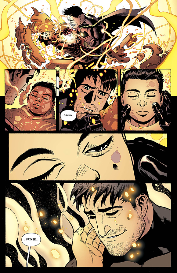 Após uma terrivel luta contra apokolips, Robin volta a vida.