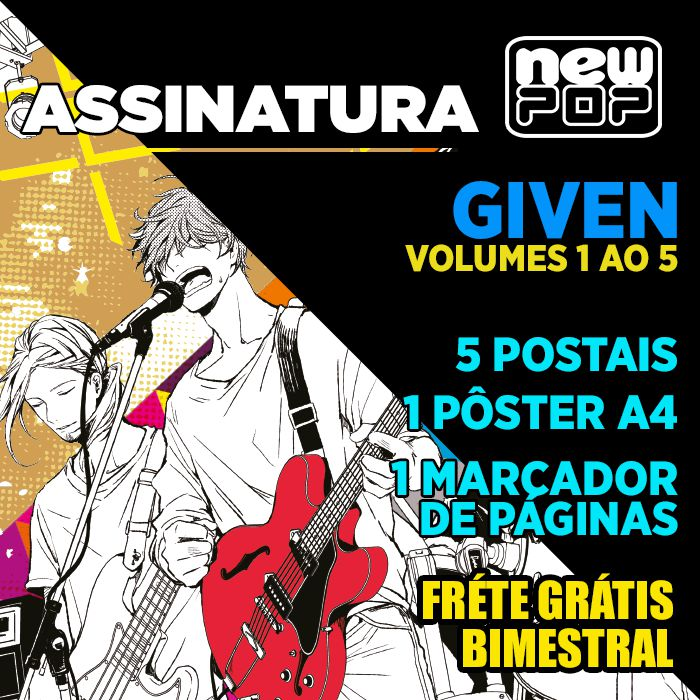 NewPOP Editora - A Crunchyroll anunciou agorinha que Given vai ser